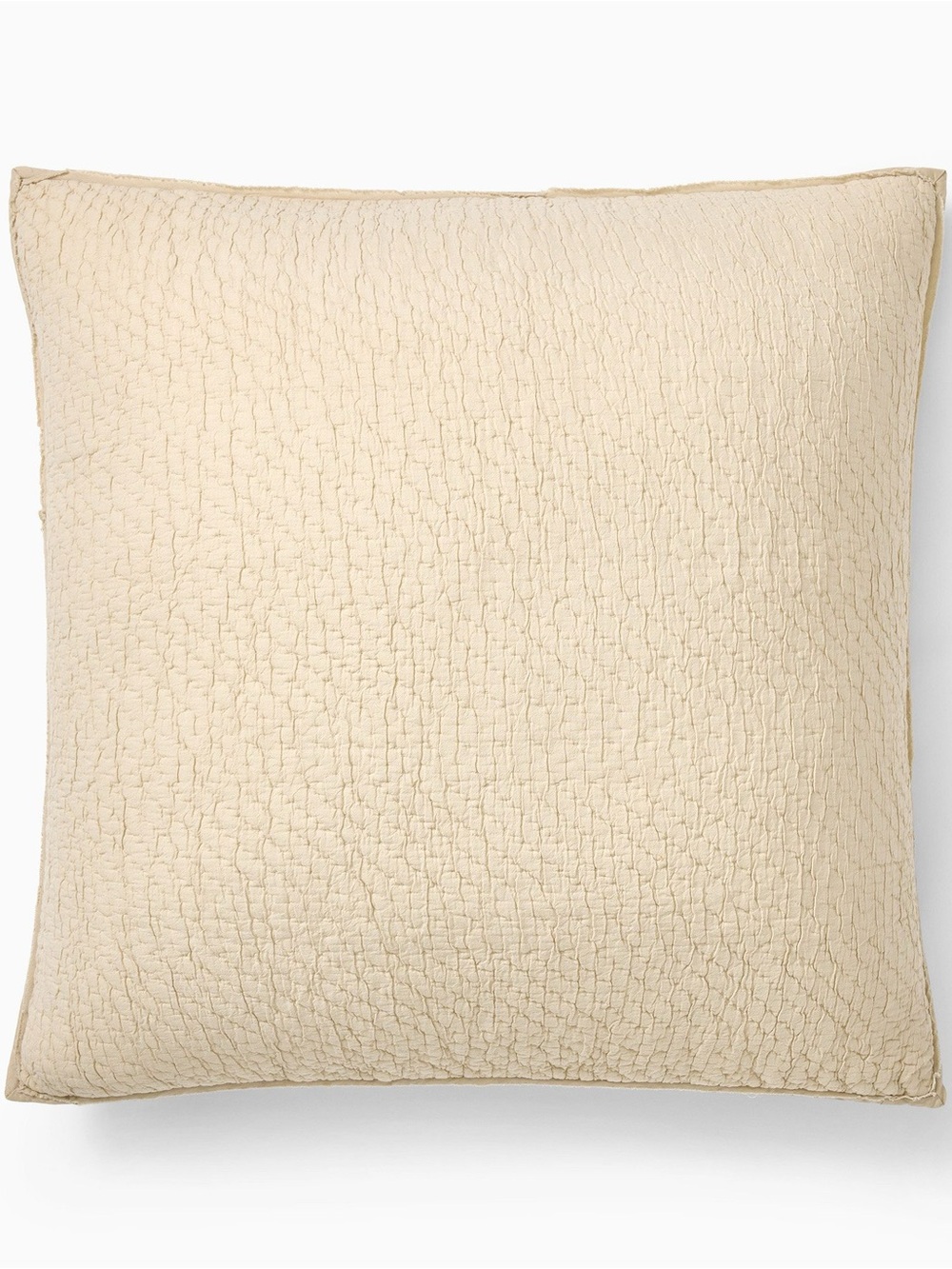 West Elm Reflections Matelasse Euro Sham in Tan